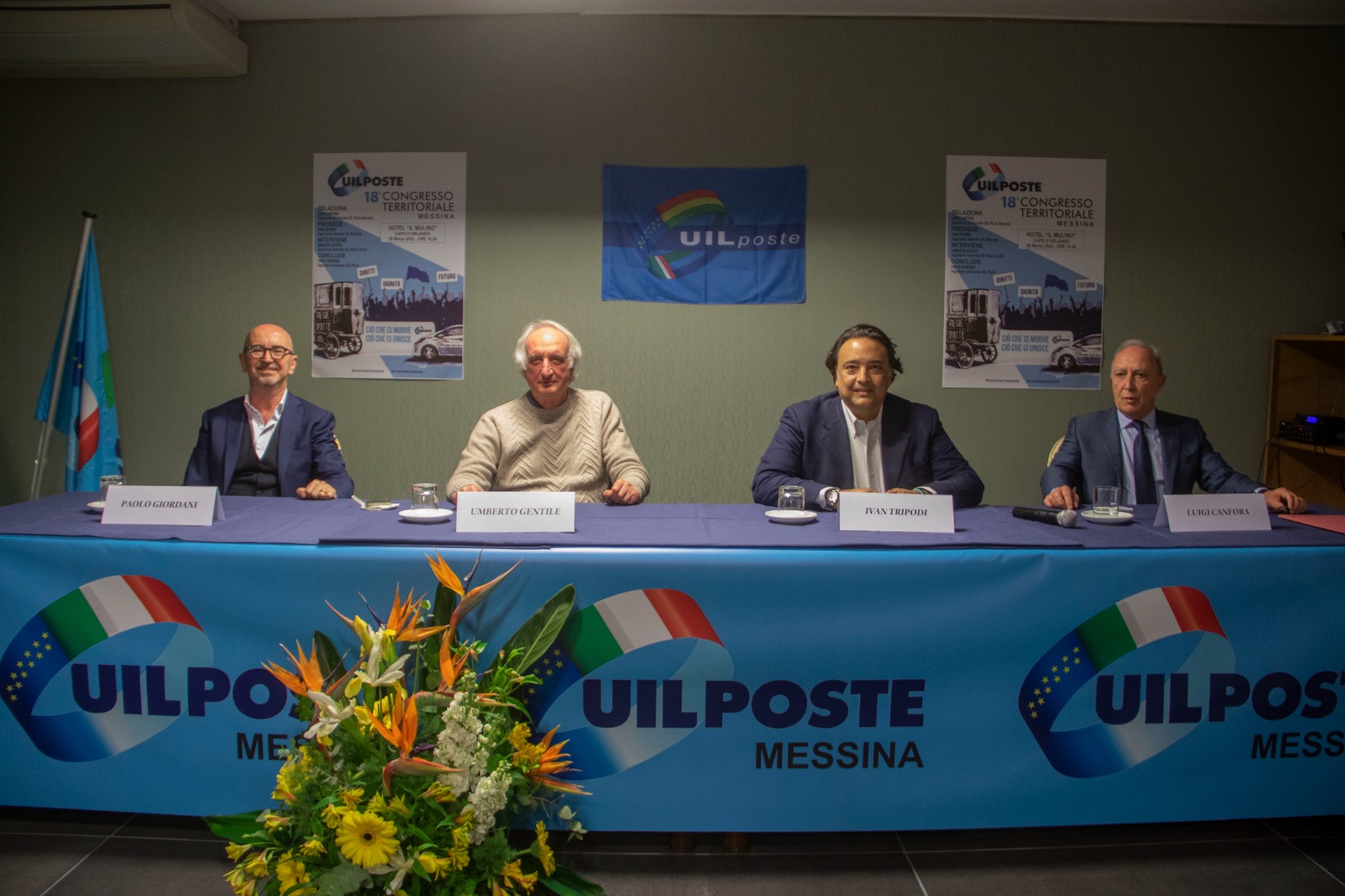 CONGRESSO UIL POSTE, LUIGI CANFORA RIELETTO SEGRETARIO TERRITORIALE